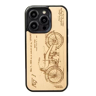 Drewniane Etui Bewood iPhone 14 Pro HARLEY PATENT ANIEGRE - Etui i futerały do telefonów Drewniane Etui Bewood iPhone 14 Pro HARLEY PATENT ANIEGRE - Etui i futerały do telefonów - miniaturka - grafika 1