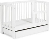 Łóżeczka i kojce - Łóżeczko OLIVIA biel 120x60 - miniaturka - grafika 1