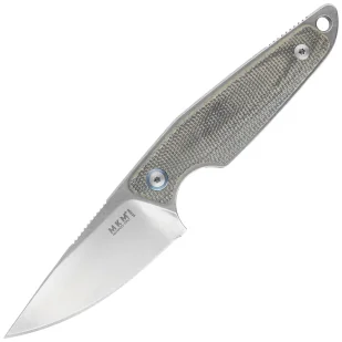 Nóż MKM Makro 1 Green Canvas Micarta, Stonewashed by Jesper Voxnæs (MKMA01-GC) - Noże - miniaturka - grafika 1