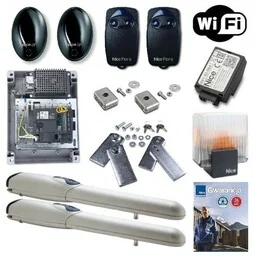 Nice Zestaw WINGO WG2024 24V do 200 kg FLO2R-S + LAMPA ELDC + BIDI WIFI - Zestawy do bram - miniaturka - grafika 1