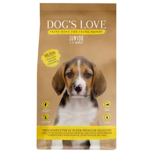 Dog´s Love Junior, kurczak - 12 kg - Sucha karma dla psów - miniaturka - grafika 1