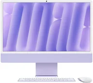 Zestawy komputerowe - Apple iMac - M4 10/10 24" 16GB 512GB Fioletowy Z1EU000K8 - miniaturka - grafika 1