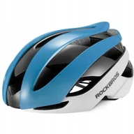 Kaski rowerowe - Kask rowerowy Rockbros 10110004003 rozmiar L niebiesko-biały - miniaturka - grafika 1