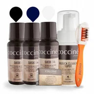 Środki do obuwia i ubrań - Renowator do Zamszu Nubuku Mix Kolorów z Pianką Gumką Szczotką Zestaw 6w1 - miniaturka - grafika 1