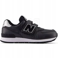 Sneakersy damskie - Buty New Balance sneakersy zapinane na rzep Jr PV574FM 34,5 - miniaturka - grafika 1