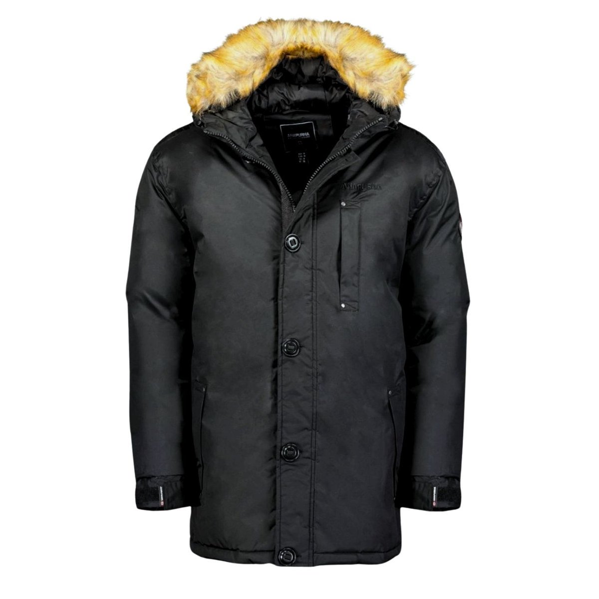 Kurtka męska Anapurna Chapala czarna puchowa z kapturem-3XL