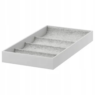 IKEA KOMPLEMENT WKŁAD Z 4 PRZEGRÓDKAMI SZARY 25x53 - Meble modułowe i akcesoria - miniaturka - grafika 1