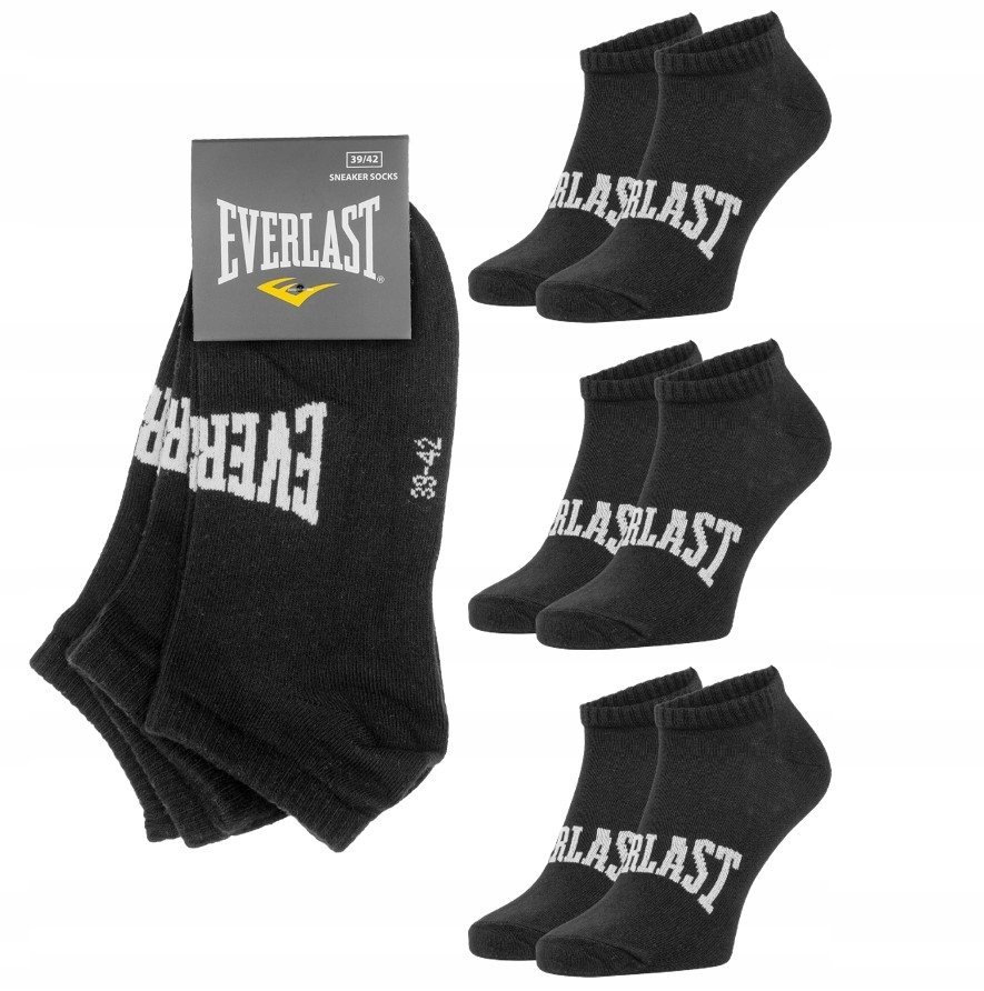 Everlast Skarpetki SKS002-01 czarny rozmiar 43-46