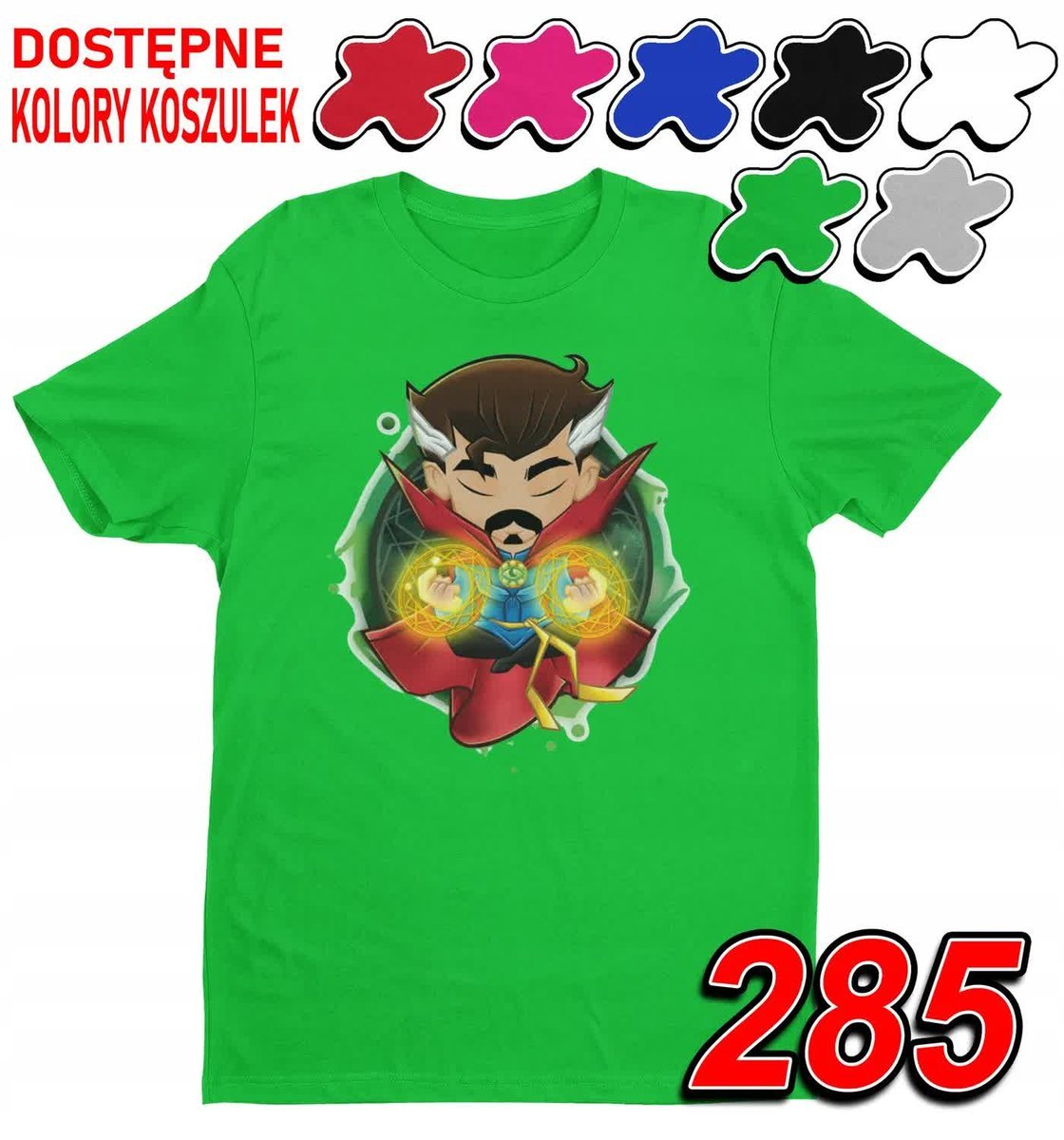 Dziecięca Koszulka T-Shirt Z Nadrukiem Avengers Doktor Strange -M 134-140