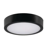 Lampy sufitowe - Plafon okrągły DABER LED 20W Odcienie bieli 2560lm czarny wym: 6 x 30,1 x 30,1 cm IP66 Kanlux - miniaturka - grafika 1