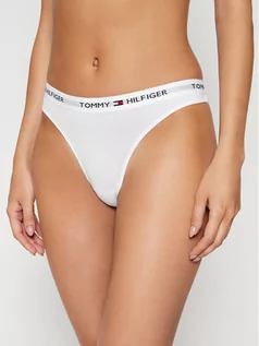 Majtki damskie - Tommy Hilfiger Stringi 1387906069 Biały - grafika 1