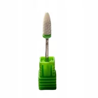 Frezarki do paznokci - Frez ceramiczny hybryda manicure zielony - miniaturka - grafika 1