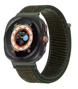 opaska pasek bransoleta NYLON Samsung Galaxy Watch Ultra 47mm army green - Akcesoria do smartwatchy - miniaturka - grafika 1