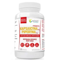 Spalacze tłuszczu - WISH WISH Kapsaicyna 10mg+Piperyna 10mg 120caps - miniaturka - grafika 1