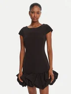 Sukienki - Rinascimento Sukienka koktajlowa CFC0125379003 Czarny Slim Fit - miniaturka - grafika 1
