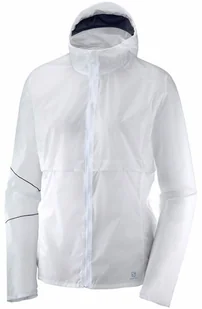 Salomon Kurtka Salomon Elevate Aero FZ Hoodie W White/Graphite C10274 - Kurtki i kamizelki sportowe damskie - miniaturka - grafika 1