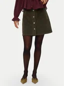 Spódnice - Vero Moda Spódnica mini Etta 10315342 Zielony Regular Fit - miniaturka - grafika 1