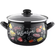 Garnki - Garnek emaliowany Emalia Polska Pleszew Lasagna 16 cm 2,2 l - miniaturka - grafika 1