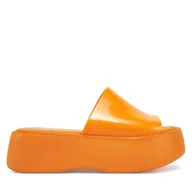 Klapki i japonki damskie - Klapki Melissa Melissa Becky Ad 32818 Pomarańczowy - miniaturka - grafika 1
