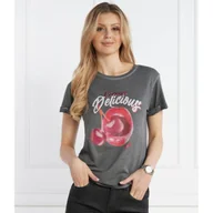 Koszulki i topy damskie - GUESS T-shirt | Relaxed fit - miniaturka - grafika 1
