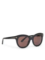 Okulary przeciwsłoneczne - Tom Ford Okulary przeciwsłoneczne FT1189 01E Czarny - miniaturka - grafika 1