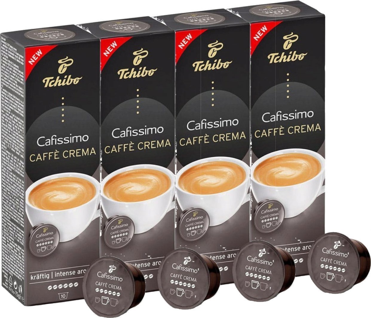 Tchibo Kapsułki Cafissimo Caffe Crema Intense Aroma 4x10 szt.