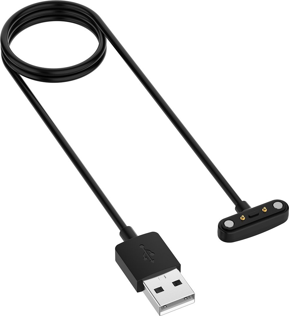 INF Ładowarka do Smartwatcha Ares (A1908) - Czarna, Kabel 100cm
