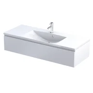 Szafki łazienkowe - Szafka łazienkowa pod umywalkę Oristo Brylant 120 cm biały mat OR36-SD1S-120-2R - miniaturka - grafika 1