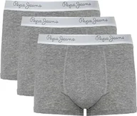 Majtki męskie - Pepe Jeans Bokserki "Wray 3-Pack" - PMU10772 Wray - Szary- Rozmiar: S(EU) - miniaturka - grafika 1