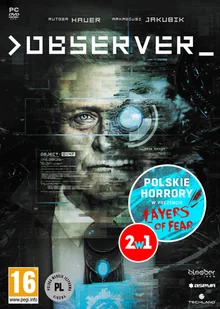 Zestaw Polski Horror: Observer / Layers of Fear - Gry PC - miniaturka - grafika 1
