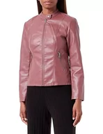 Kurtki damskie - ONLY Damska kurtka ONLNEWMELISA Faux Leather Jacket CC OTW, różowo-brązowa, M, Rose Brown, M - miniaturka - grafika 1