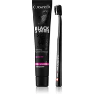 Pasty do zębów - CURADEN POLSKA SP. Z O.O. CURAPROX Curaprox BLACK IS WHITE - zestaw szczoteczka CS5460 + wybielająca pasta do zębów 90ml 7612412423686 - miniaturka - grafika 1