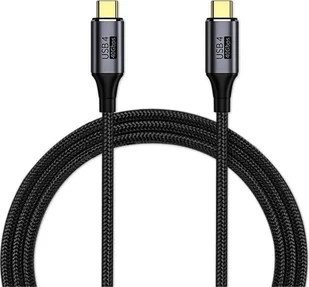 Kabel USB PremiumCord PREMIUMCORD Kabel USB4™ Gen 3x2 40Gbps 8K@60Hz 240W Thunderbolt 3 kabel 1,2m - Kable USB - miniaturka - grafika 1