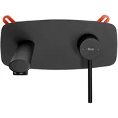 Baterie umywalkowe - Bateria Umywalkowa Podtynkowa Rea Oval Black - miniaturka - grafika 1