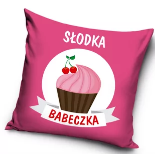 Poszewka na dzień kobiet 40x40 słodka babeczka - Poszewki na poduszki - miniaturka - grafika 1