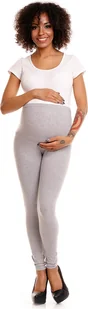 PeeKaBoo Damskie Legginsy Ciążowe Vrulgos Szare L/XL - Odzież ciążowa - miniaturka - grafika 1
