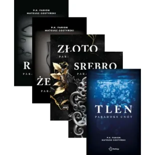Pakiet Paradoks Cnót. Tomy 1-5: Rtęć, Żelazo, Złoto, Srebro, Tlen - Kryminały Pakiet Paradoks Cnót. Tomy 1-5: Rtęć, Żelazo, Złoto, Srebro, Tlen - Kryminały - miniaturka - grafika 1