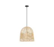 Lampy sufitowe - Immax 08262L - Żyrandol na lince PELO 1xE27/40W/230V śr. 40 cm rattan - miniaturka - grafika 1