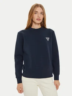 Guess Bluza V4BQ23 KBCK2 Granatowy Regular Fit - Bluzy damskie - miniaturka - grafika 1