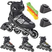 Rolki - Pro Set Rolki Raven Advance Black 35-39 Kauczuk - miniaturka - grafika 1