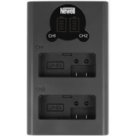 Ładowarki do aparatów dedykowane - Newell Ładowarka dwukanałowa DL-USB-C do akumulatorów LP-E8 14346 - miniaturka - grafika 1