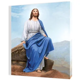 Obraz religijny na płótnie Jezus Chrystus na Górze Synaj - Ikony i obrazy sakralne - miniaturka - grafika 1