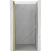 Ścianki i drzwi prysznicowe - Mexen Mist-B drzwi prysznicowe uchylne 80 cm, transparent, złote szczotkowane - 8A2-080-000-55-00 - miniaturka - grafika 1
