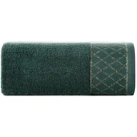 Ręczniki - Ręcznik Layla (07) Ciemnozielony 70 x 140 cm - miniaturka - grafika 1