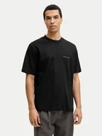 Koszulki męskie - Jack & Jones T-Shirt Owen 12292397 Czarny Relaxed Fit - miniaturka - grafika 1