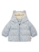 Bluzy i sweterki niemowlęce - Steiff Kurtka pikowana w kolorze błękitnym - miniaturka - grafika 1