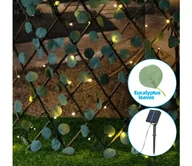 Lampy ogrodowe - Aigostar - LED Łańcuch solarny 102xLED/2x0,7m IP65 ciepła biel eukaliptus - miniaturka - grafika 1