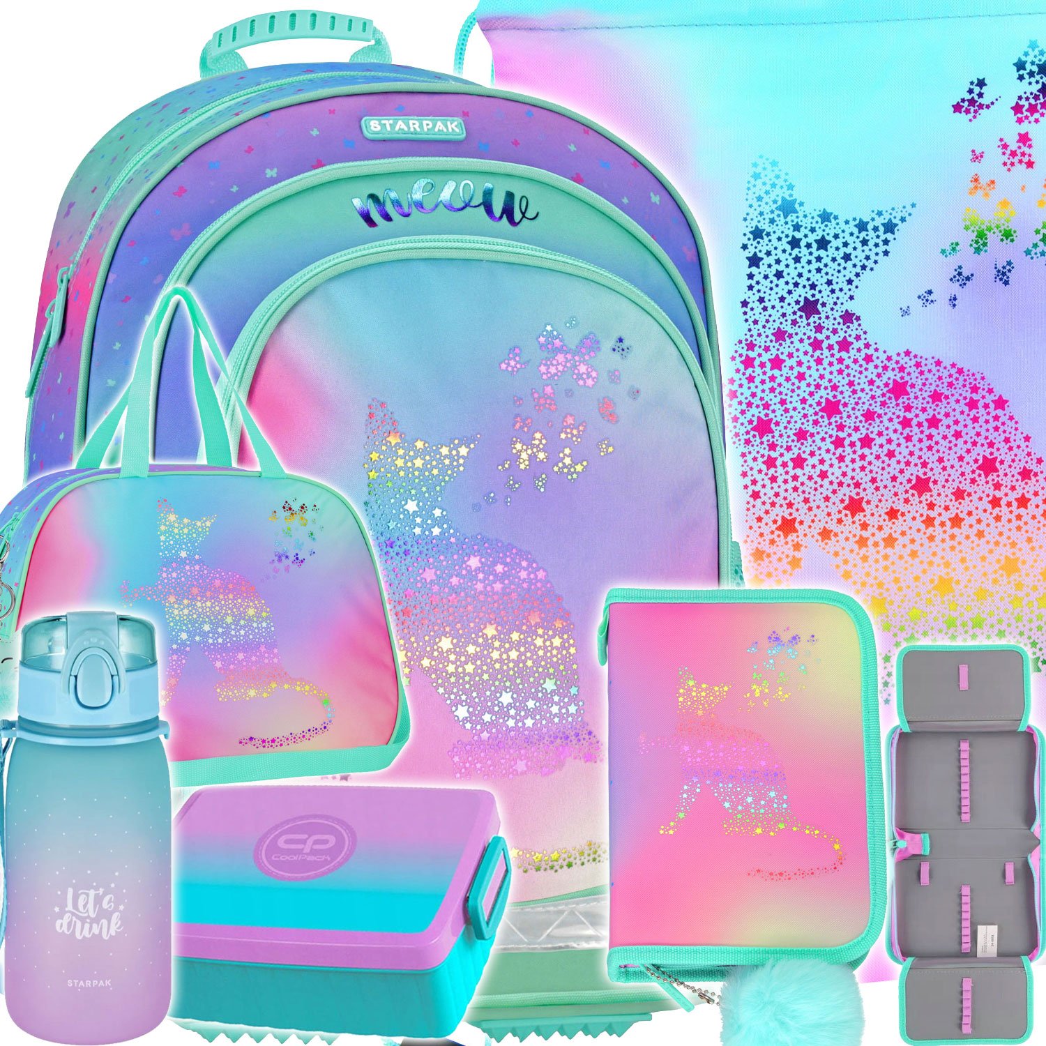 Tornister Plecak Szkolny Dla Dziewczynki Z Kotkiem Do 1 3 Klasy