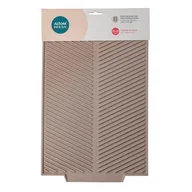 Suszarki do naczyń - Ociekacz do naczyń mata silikonowa 39 x 25 cm beżowy - miniaturka - grafika 1