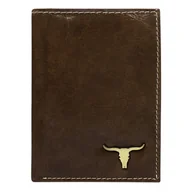 Portfele - WILD BUFFALO skórzany porfel męski na RM-06-BAW brązowy - miniaturka - grafika 1